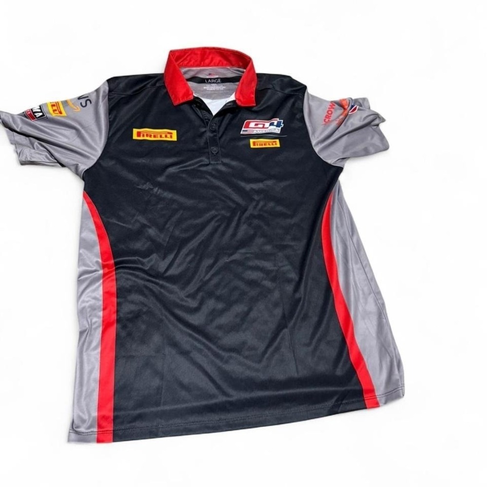 Racing Sponsor Polo Shirt L Pirelli VP Rennsport One Motorsport
